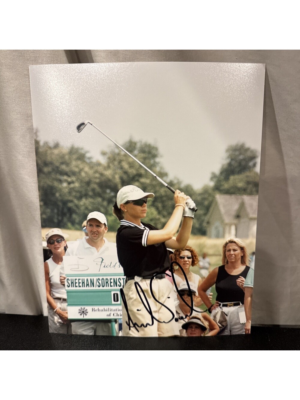 Annika Sorenstam LPGA Autographed/Signed 8x10 photo w/COA
